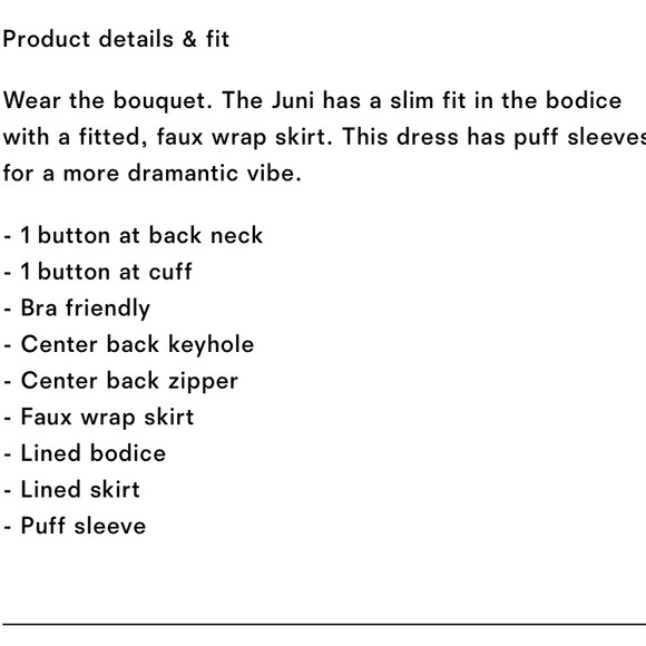 🌿|NWT| Reformation Juni Floral Long Sleeve Dress - Picture 16 of 16